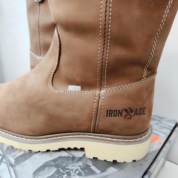 Iron Age SOLIDIFIER 11" Pull on Cushguard Internal Met Guard MEN'S Size 7 M - Picture 6 of 11